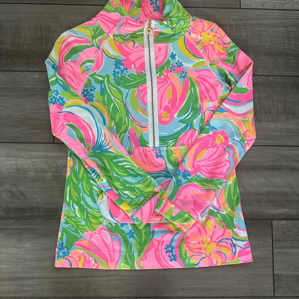 Lilly Pulitzer Colorful Floral Sweatshirt